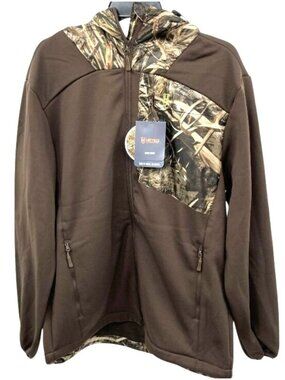 Heybo Outdoors Seeker Hoody With Realtree Camo Hood Size XL NWT